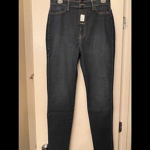 Fashion Nova Dare Devil High Rise Skinny Jean Size 13/Dark Wash
